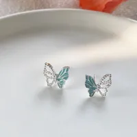 1 Pair Elegant Sweet Butterfly Alloy Ear Studs main image 1