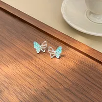 1 Pair Elegant Sweet Butterfly Alloy Ear Studs main image 2