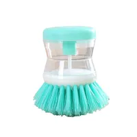 Liquid-adding Washing Pot Brush Press-type Automatic Liquid-adding Dish Brush Oil-free Non-hurt Pot Multi-functional Decontamination Cleaning Brush main image 5