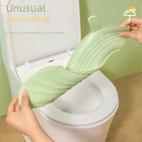 Waterproof Toilet Cushion For Four Seasons Universal Portable Toilet Cushion EVA Thickened Dirty Hand Adhesive Type Toilet Cover main image 2