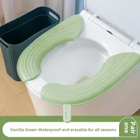 Waterproof Toilet Cushion For Four Seasons Universal Portable Toilet Cushion EVA Thickened Dirty Hand Adhesive Type Toilet Cover sku image 3