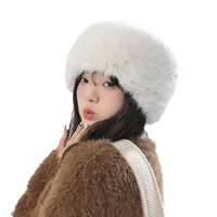 New Korean Style Warm Plush Lei Feng Hat Female Northeast Cold-proof Plush Integrated Hat Fleece-lined Ear Protection Mongolian Hat main image 5