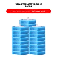 Disposable Toilet Brush Wholesale Set Toilet No Dead Angle Long Handle Household Toilet Cleaning Brush Replacement Head sku image 4