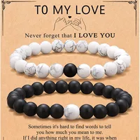 Gift Bracelet Anniversary Birthday Christmas Gift For Boyfriend Son Husband Lover White Pine Frosted Bracelet sku image 9