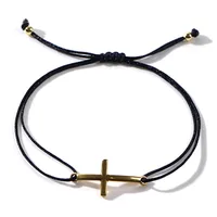 Simple Style Classic Style Cross Cord Unisex Drawstring Bracelets sku image 1