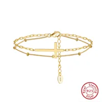 925 Sterling Silver Bracelets Simple Style main image 1