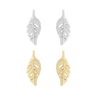 1 Pair Sterling Silver Leaf Ear Studs main image 1