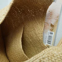 Women's Raffia Solid Color Vacation Bucket Open Shoulder Bag main image 2