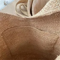 Women's Raffia Solid Color Vacation Bucket Open Shoulder Bag main image 3