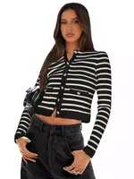 Women's Casual Simple Style Stripe Stripe Single Breasted Blouse sku image 7