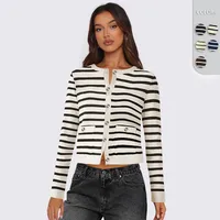 Women's Casual Simple Style Stripe Stripe Single Breasted Blouse main image 1