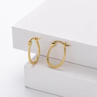 1 Pair 925 Sterling Silver Waves Solid Color Earrings main image 8