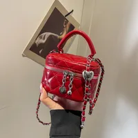 Women's Mini Pu Leather Solid Color Streetwear Bucket Zipper Shoulder Bag Handbag Crossbody Bag main image 2