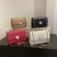 Women's Small Pu Leather Solid Color Streetwear Square Magnetic Buckle Shoulder Bag Crossbody Bag main image 1