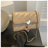 Women's Small Pu Leather Solid Color Streetwear Square Magnetic Buckle Shoulder Bag Crossbody Bag sku image 4