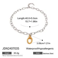Wholesale Jewelry Simple Style Classic Style Geometric 304 Stainless Steel Jewelry Set sku image 4