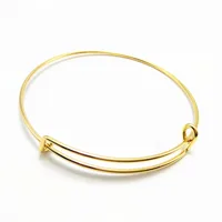 Direct Selling  Popular Push-pull Bracelet Diy Telescopic Bracelet Adjustable Alex Steel Wire Bracelet For Women sku image 5