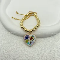 ALLOY Copper Alloy Rose  Beaded Bracelets Bracelets, Bangles main image 4