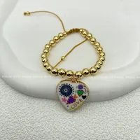 ALLOY Copper Alloy Rose  Beaded Bracelets Bracelets, Bangles main image 5