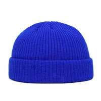 Korean Style Men's Short  Knitted Hat Hooligan Hat Floor Hat Women's Autumn And Winter Warm Wool Hat Pullover Cold Hat Trendy main image 5