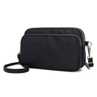 Lightweight Shoulder Bag Women's Fashionable Hand-held Small Square Bag Waterproof Nylon Cloth Bag Large Capacity Mobile Phone Coin Purse main image 1