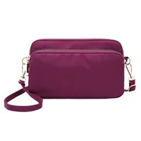 Lightweight Shoulder Bag Women's Fashionable Hand-held Small Square Bag Waterproof Nylon Cloth Bag Large Capacity Mobile Phone Coin Purse main image 5