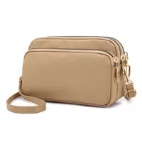 Lightweight Shoulder Bag Women's Fashionable Hand-held Small Square Bag Waterproof Nylon Cloth Bag Large Capacity Mobile Phone Coin Purse sku image 6