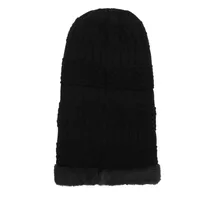 Autumn And Winter Woolen Hat Men's Outdoor Riding Tram Cold-proof Cotton Hat Fleece-lined Thickened Knitted Neck Protection Integrated Hat main image 2