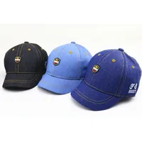 Spring Baby Hat Children Baseball Cap I Mama Denim Casual Letter Cap Summer Sunscreen Cap main image 2