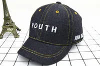 Spring Baby Hat Children Baseball Cap I Mama Denim Casual Letter Cap Summer Sunscreen Cap sku image 3