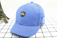 Spring Baby Hat Children Baseball Cap I Mama Denim Casual Letter Cap Summer Sunscreen Cap sku image 7