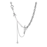 Personality Water Drop Mang Star Necklace Women's  Trendy Niche Design  Stitching Clavicle Chain Spice Girl Sweater Chain Accessories main image 5