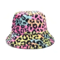 New Autumn And Winter Dairy Pattern Fisherman Hat Women's Plush Warm Hat Korean Style Cyber Celebrity Black And White Striped Basin Hat Trendy main image 5
