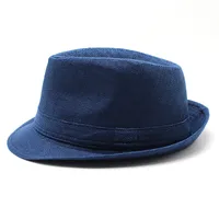 New Black And White Korean Style Summer Unisex Hat Top Hat British Gentleman Hat Jazz Cowboy Sun Hat main image 3