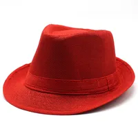 New Black And White Korean Style Summer Unisex Hat Top Hat British Gentleman Hat Jazz Cowboy Sun Hat sku image 1