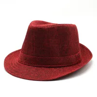 New Black And White Korean Style Summer Unisex Hat Top Hat British Gentleman Hat Jazz Cowboy Sun Hat sku image 5