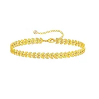 Stainless Steel Exquisite Bead Chain Bracelet Female European American Chain Flat Snake Chain Paper Clip Chain  Suit Bracelet main image 3