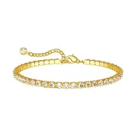 Stainless Steel Exquisite Bead Chain Bracelet Female European American Chain Flat Snake Chain Paper Clip Chain  Suit Bracelet sku image 7