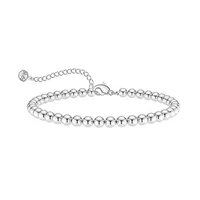 Stainless Steel Exquisite Bead Chain Bracelet Female European American Chain Flat Snake Chain Paper Clip Chain  Suit Bracelet sku image 10