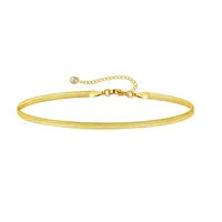 Stainless Steel Exquisite Bead Chain Bracelet Female European American Chain Flat Snake Chain Paper Clip Chain  Suit Bracelet sku image 17