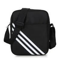 Printed Men's Bag  Trade Single Black Shoulder Messenger Bag Large Oxford Cloth Small Square Bag Leisure Sports Trendy Bag main image 2