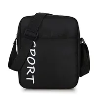 Printed Men's Bag  Trade Single Black Shoulder Messenger Bag Large Oxford Cloth Small Square Bag Leisure Sports Trendy Bag main image 4