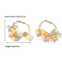 1 Pair Casual Vacation Pastoral Flower 304 Stainless Steel 14K Gold Plated Drop Earrings Earrings sku image 1
