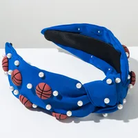Women's Casual Sports Basketball Alloy Cloth Resin Hair Band main image 3