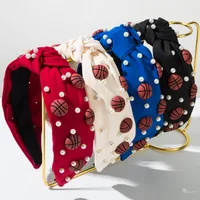 Women's Casual Sports Basketball Alloy Cloth Resin Hair Band main image 1