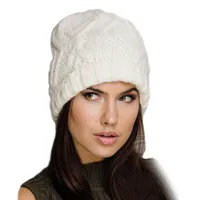 Explosions Diamond Square Soft Coarse Wool Knitted Hat Women's Hat Fashion Autumn And Winter Wool Hat main image 5