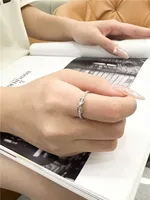 New Design Moissanite Ring Pinky For Men 14 Gold Wedding Set Band Engagement Round Diamond With Low Price main image 4