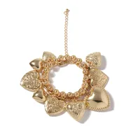 Retro Simple Style Heart Shape Alloy Wholesale Bracelets main image 5