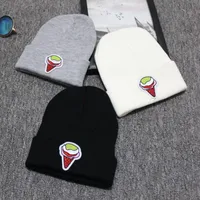 Hot Harajuku Style Pile Hat Ice Cream Knitted Wool Hat Trendy Men And Women Ski Warm Hat main image 1