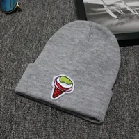Hot Harajuku Style Pile Hat Ice Cream Knitted Wool Hat Trendy Men And Women Ski Warm Hat main image 5